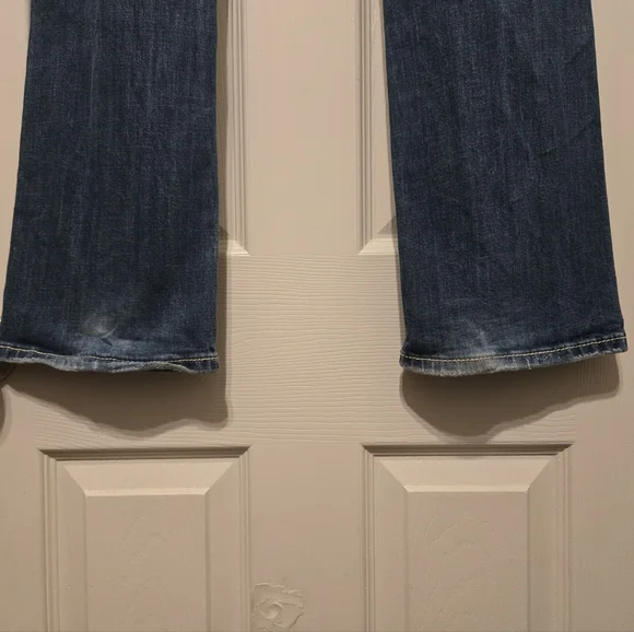 Miss Me Wide Leg Jeans in Denim Blue - Picture 7 of 14